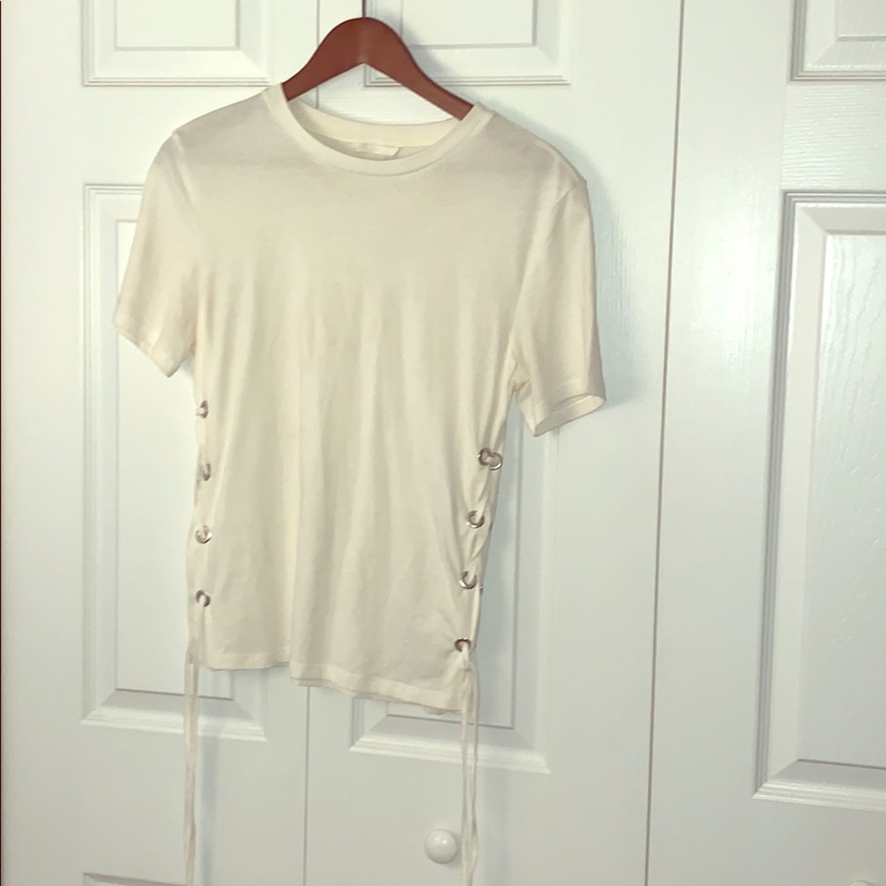 H&M white/off white women’s top.
